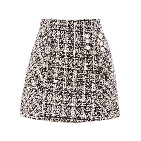 perhaps u women high waist pencil streetwear fashion casual min skirts tweed beading pearl zipper short s0104 210529, Black
perhaps u women high waist pencil streetwear fashion casual min skirts tweed beading pearl zipper short s0104 210529, Black