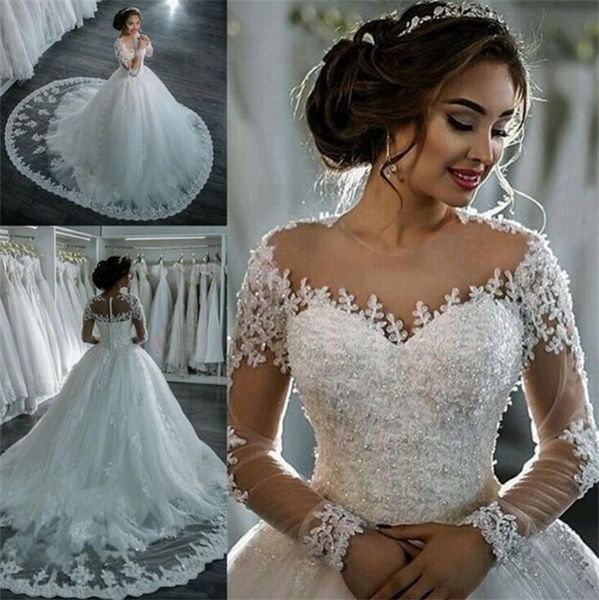 vestidos de noiva 2022 elegant a-line suknia slubna wedding dress long sleeve dresses tulle appliques beaded princess lace bridal wedding go, White
vestidos de noiva 2022 elegant a-line suknia slubna wedding dress long sleeve dresses tulle appliques beaded princess lace bridal wedding go, White