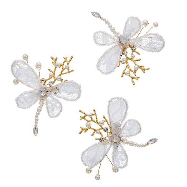 hair clips & barrettes 3pcs lace dragonfly bow bridal clip hairpins wedding bride barrette accessories for girl jewelry headpiece, Golden;silver
hair clips & barrettes 3pcs lace dragonfly bow bridal clip hairpins wedding bride barrette accessories for girl jewelry headpiece, Golden;silver