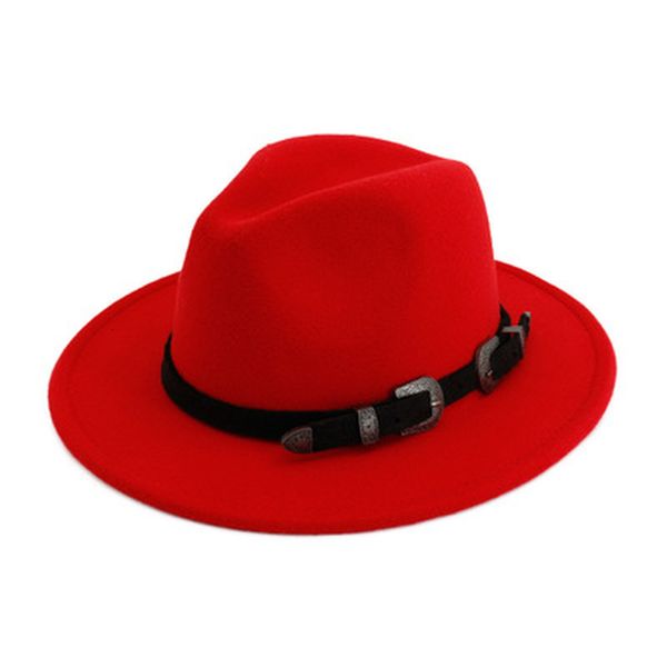 2021 new for solid belt band jazz caps panama trilby hip hop vintage western cowboy black winter hats women men 8hvi, Blue;gray
2021 new for solid belt band jazz caps panama trilby hip hop vintage western cowboy black winter hats women men 8hvi, Blue;gray