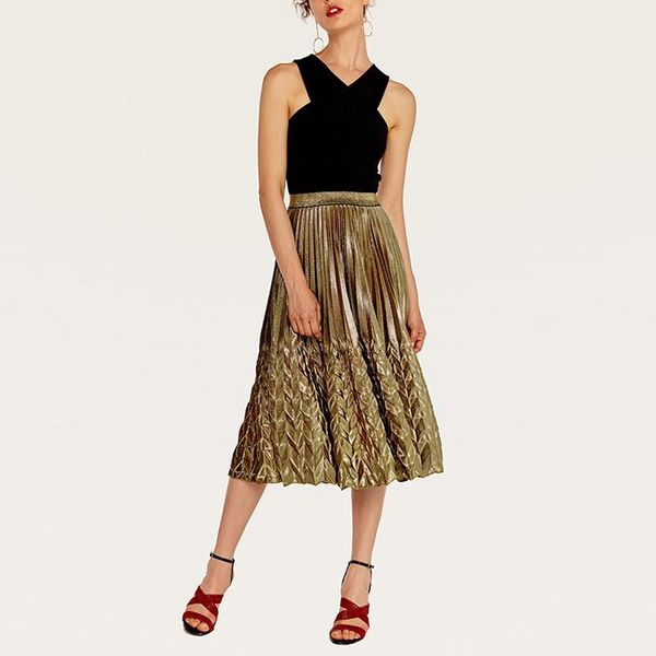 skirts dsquaenhd chic fishtail pleated for women slim shiny mid calf fall streetwear casual beach party gold sliver, Black
skirts dsquaenhd chic fishtail pleated for women slim shiny mid calf fall streetwear casual beach party gold sliver, Black
