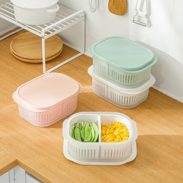 storage bottles & jars nordic style divided compartment with lid sealed fresh-keeping drain box onion kitchen fruit containers
storage bottles & jars nordic style divided compartment with lid sealed fresh-keeping drain box onion kitchen fruit containers