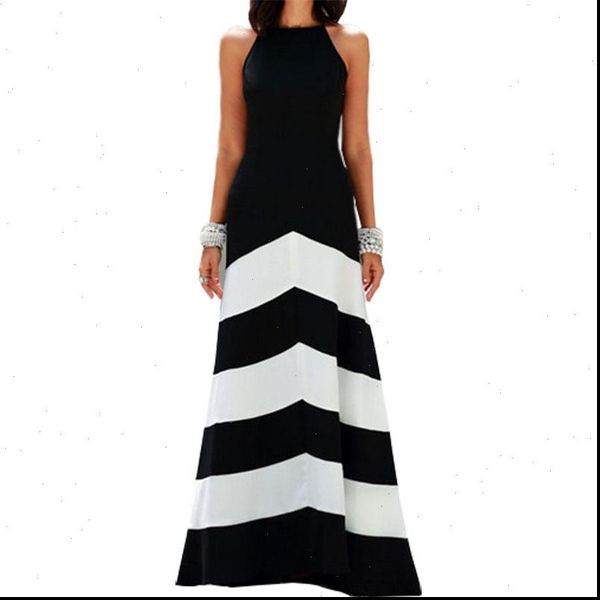europe america vest women dress wind black white stripes stitching sleeveless slim long dresses clothing vestidos lbd0825, Black;gray
europe america vest women dress wind black white stripes stitching sleeveless slim long dresses clothing vestidos lbd0825, Black;gray