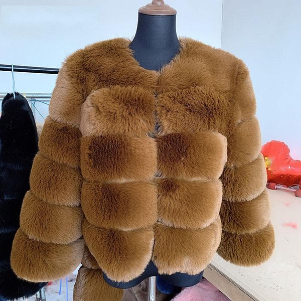 women's fur & faux lucyever plus size 8xl women coat autumn winter coats fluffy thick warm outerwear lady jacket, Black
women's fur & faux lucyever plus size 8xl women coat autumn winter coats fluffy thick warm outerwear lady jacket, Black