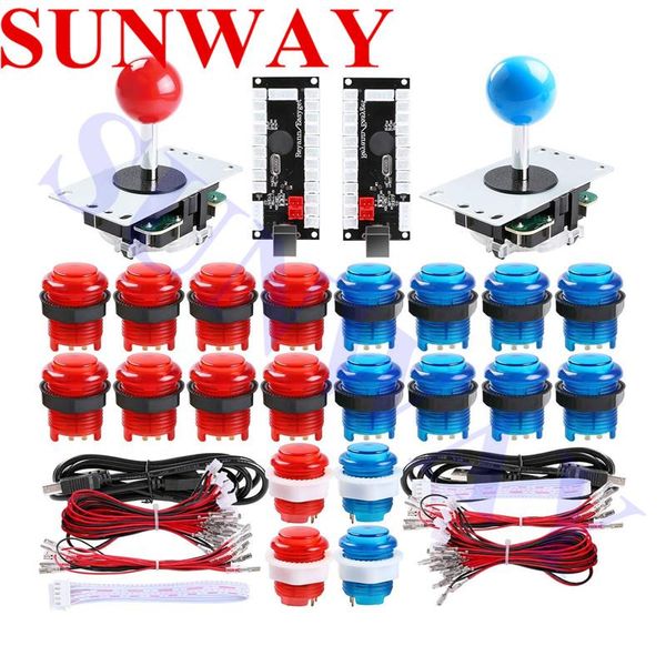 game controllers & joysticks 2 player led arcade games diy parts kit 2xusb encoders +2x joysticks+20x buttons for raspberry pi and windows
game controllers & joysticks 2 player led arcade games diy parts kit 2xusb encoders +2x joysticks+20x buttons for raspberry pi and windows
