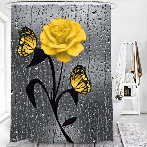 shower curtains yellow rose curtain bathroom waterproof butterfly bath bathtub home decor with hook polyester
shower curtains yellow rose curtain bathroom waterproof butterfly bath bathtub home decor with hook polyester