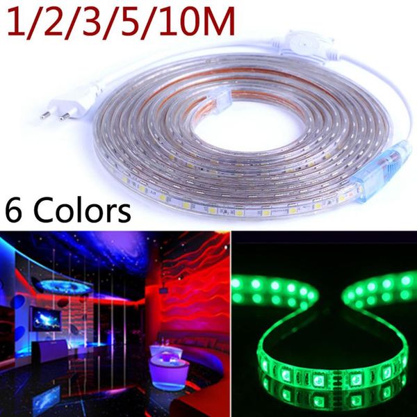 1/2/3/5/10m smd ac220v led strip flexible light 60leds/m waterproof led tape light with power plug lamp string decor
1/2/3/5/10m smd ac220v led strip flexible light 60leds/m waterproof led tape light with power plug lamp string decor