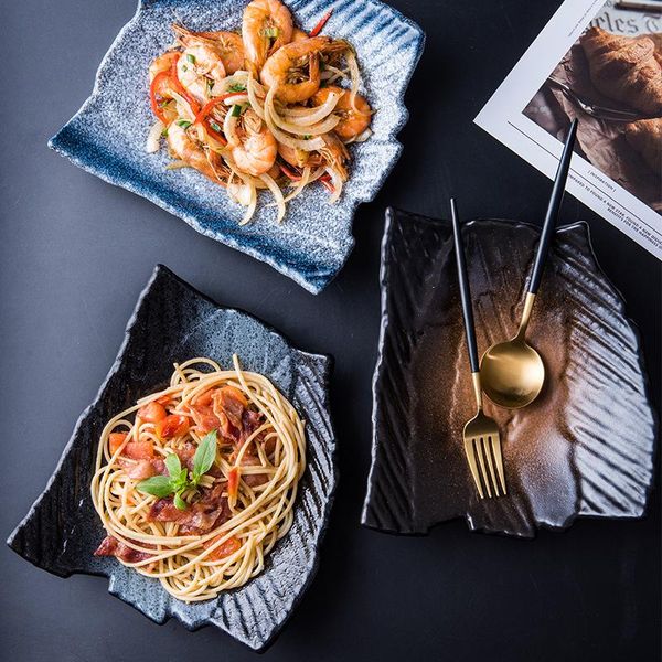 dishes & plates japanese plate household creative ceramic tableware western irregular net red special shaped dish
dishes & plates japanese plate household creative ceramic tableware western irregular net red special shaped dish