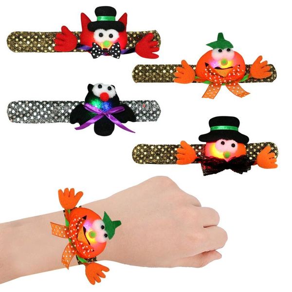 party favor halloween decoration pumpkin bat ghost clap circle glow with light hand buckle favors children's gifts
party favor halloween decoration pumpkin bat ghost clap circle glow with light hand buckle favors children's gifts