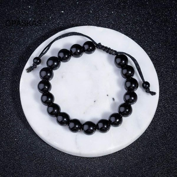 bangle personalized obsidian bracelet handmade beaded adjustable length s for men pt, Black
bangle personalized obsidian bracelet handmade beaded adjustable length s for men pt, Black