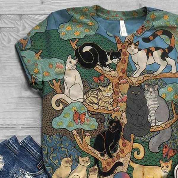 women summer female t shirt graphic short sleeve 3d animal printed o neck tee tshirt blusas 2021, White
women summer female t shirt graphic short sleeve 3d animal printed o neck tee tshirt blusas 2021, White