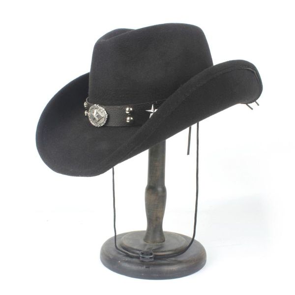 cloches 2021 men women wool cowboy hat western cap panama sunhat wide brim fedora trilby, Blue;gray
cloches 2021 men women wool cowboy hat western cap panama sunhat wide brim fedora trilby, Blue;gray