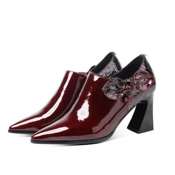 cresfimix sapatos femininas female fashion sweet black pu leather pointed toe high heel shoes lady casual wine red shoes a6972
cresfimix sapatos femininas female fashion sweet black pu leather pointed toe high heel shoes lady casual wine red shoes a6972
