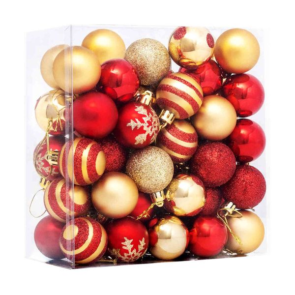 new boxed 4cm50pcs electroplated plastic christmas hanging ball hand painted home decoration pendant
new boxed 4cm50pcs electroplated plastic christmas hanging ball hand painted home decoration pendant