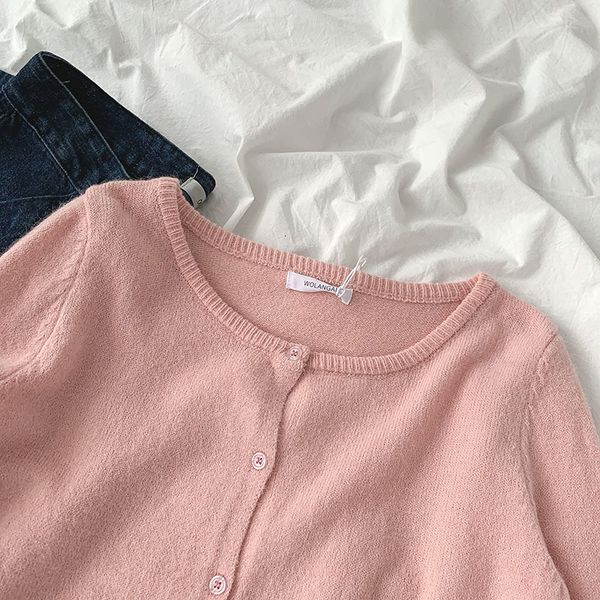 2021 new autumn winter korean cardigan o neck warm solid color long-sleeve soft loose full sweater knitted jacket women e0cq, White;black
2021 new autumn winter korean cardigan o neck warm solid color long-sleeve soft loose full sweater knitted jacket women e0cq, White;black