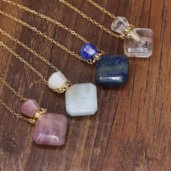 pendant necklaces natural rose quartzs perfume bottle necklace lapis lazulis for jewelry gift length 66+5cm size 25x36x13mm, Silver
pendant necklaces natural rose quartzs perfume bottle necklace lapis lazulis for jewelry gift length 66+5cm size 25x36x13mm, Silver