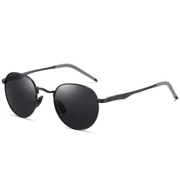 men's aluminum magnesium colorful driving mirror polarized round sunglasses brand original goggles male design luxury fishing, White;black
men's aluminum magnesium colorful driving mirror polarized round sunglasses brand original goggles male design luxury fishing, White;black