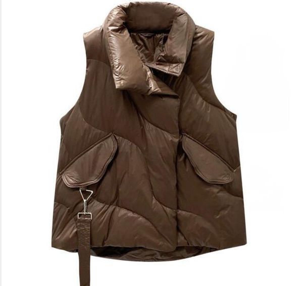 women's vests 1pcs/lot winter oversize white duck down vest women female big pocket waistcoat autumn loose, Black;white
women's vests 1pcs/lot winter oversize white duck down vest women female big pocket waistcoat autumn loose, Black;white
