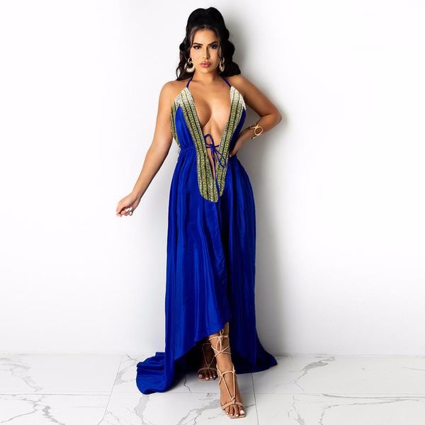 casual dresses backless halter boho maxi long for women summer sleeveless beach vacation outfits plus size satin sundresses robe, Black;gray
casual dresses backless halter boho maxi long for women summer sleeveless beach vacation outfits plus size satin sundresses robe, Black;gray