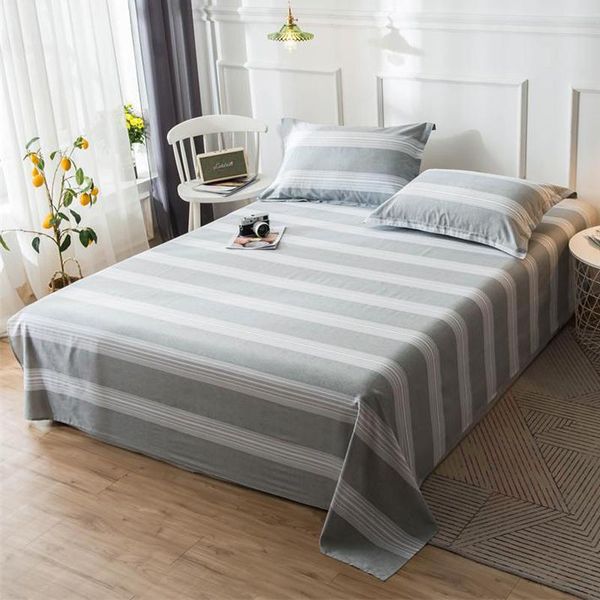 bedding flat sheet 100% cotton grey white stripes breathable wrinkle fade stain resistant queen king full size winter 91*96in
bedding flat sheet 100% cotton grey white stripes breathable wrinkle fade stain resistant queen king full size winter 91*96in