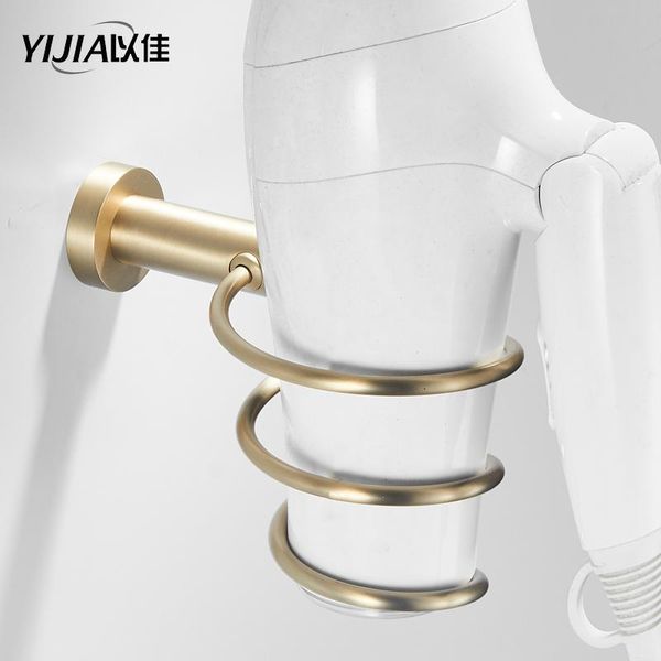 bathroom shelves yijia brass brushed golden hair dryer rack toilet shelf wall-mounted bracket
bathroom shelves yijia brass brushed golden hair dryer rack toilet shelf wall-mounted bracket