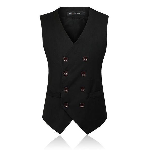 men's vests suit vest formal black gray chaleco hombre british style gentleman dress blazer homme 5xl, Black;white
men's vests suit vest formal black gray chaleco hombre british style gentleman dress blazer homme 5xl, Black;white