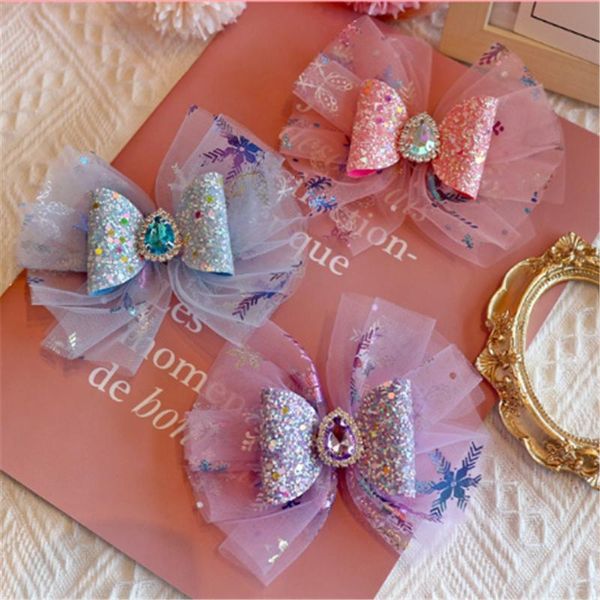 8pcs/lot fashion diamond sweet hair bows clips double layer shine glitter princess snowflake mesh hairbow girls hairpin gifts, Slivery;white
8pcs/lot fashion diamond sweet hair bows clips double layer shine glitter princess snowflake mesh hairbow girls hairpin gifts, Slivery;white