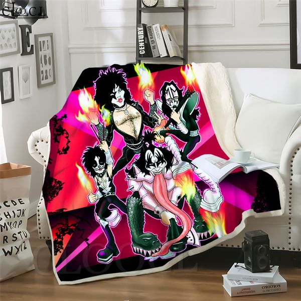 cloocl new pop metal kiss band 3d print street style conditioning blanket sofa teens bedding throw blankets plush quilt
cloocl new pop metal kiss band 3d print street style conditioning blanket sofa teens bedding throw blankets plush quilt