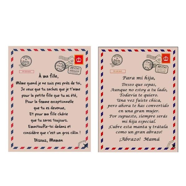 blankets ins thickening envelope letter from daughter flannel blanket winter gift warm air conditioning quilt
blankets ins thickening envelope letter from daughter flannel blanket winter gift warm air conditioning quilt