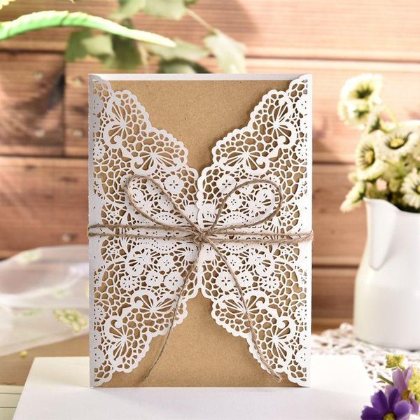 greeting cards 50pcs wedding invitation cut party invitations with brown kraft card inserts for baby shower birthday
greeting cards 50pcs wedding invitation cut party invitations with brown kraft card inserts for baby shower birthday