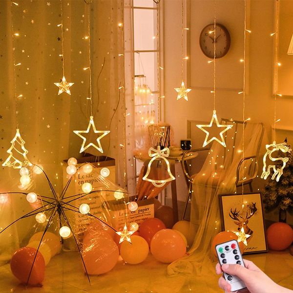 220v eu plug moon star led curtain lights christmas fairy garlands outdoor led twinkle string lights holiday festival decoration
220v eu plug moon star led curtain lights christmas fairy garlands outdoor led twinkle string lights holiday festival decoration