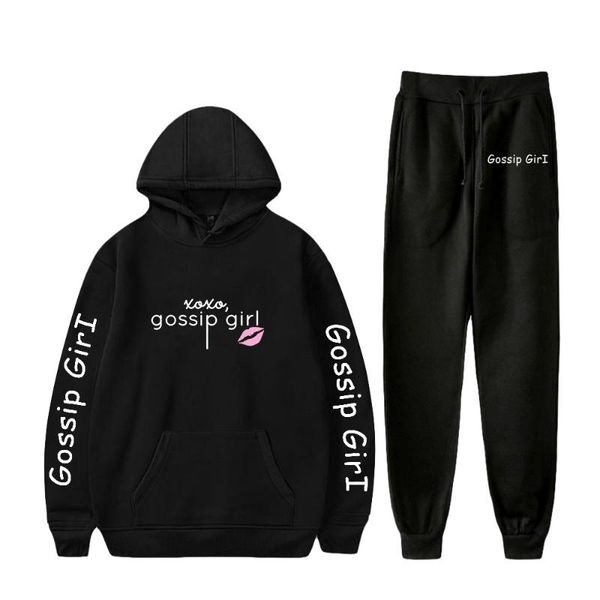men's hoodies & sweatshirts tv series gossip girl sweatshirt two piece set hoodie+jogger pant harajuku streetwear fashion clothes wom, Black
men's hoodies & sweatshirts tv series gossip girl sweatshirt two piece set hoodie+jogger pant harajuku streetwear fashion clothes wom, Black