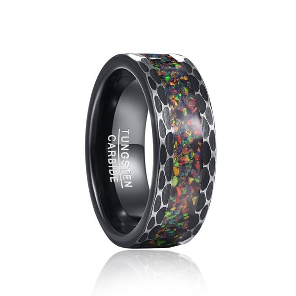 wedding rings edge batch flower brushed inlaid opal men's tungsten carbide ring black carbon bague homme for mariage jewelry, Slivery;golden
wedding rings edge batch flower brushed inlaid opal men's tungsten carbide ring black carbon bague homme for mariage jewelry, Slivery;golden