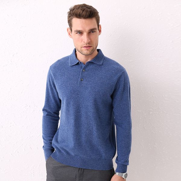 style smpevrg new knitted long sleeve turn-down collar sweater knit pullover men jumpers soft hxvb, White
style smpevrg new knitted long sleeve turn-down collar sweater knit pullover men jumpers soft hxvb, White