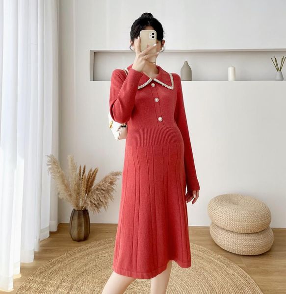 maternity dresses autumn winter women pregnancy sweaters thicken warm knit dress elegant chic ins a line slim clothes for pregnant, White
maternity dresses autumn winter women pregnancy sweaters thicken warm knit dress elegant chic ins a line slim clothes for pregnant, White
