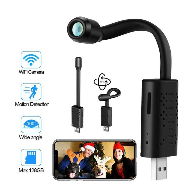 mini cameras u21hd realtime surveillance camera wifi smart camcorder usb ip160 ° wide angle human body detection ai loop recording audio
mini cameras u21hd realtime surveillance camera wifi smart camcorder usb ip160 ° wide angle human body detection ai loop recording audio
