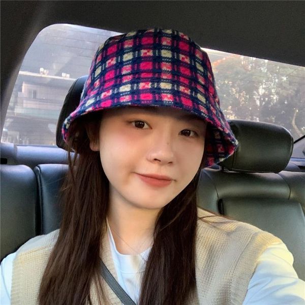 wide brim hats 2021 japanese white checkered fisherman hat female korean fashion bucket spring and summer basin tide, Blue;gray
wide brim hats 2021 japanese white checkered fisherman hat female korean fashion bucket spring and summer basin tide, Blue;gray