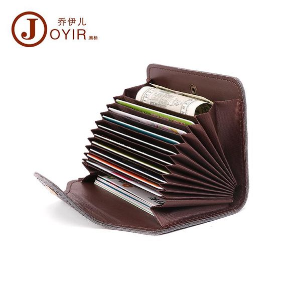 card holders genuine leather business short purse holder bank id women travel cards wallet cardholder, Brown;gray
card holders genuine leather business short purse holder bank id women travel cards wallet cardholder, Brown;gray