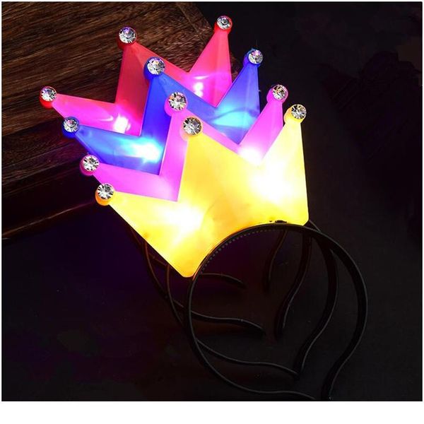 women girl princess tiara crown led flashing headband kids adults light up hair accessories rave glow party supplies c qylojk, Blue;red
women girl princess tiara crown led flashing headband kids adults light up hair accessories rave glow party supplies c qylojk, Blue;red