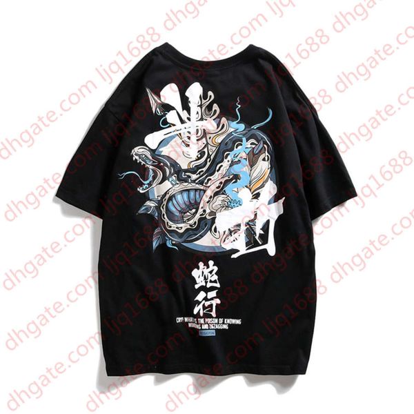 2020 men japanese style oversize tshirts streetwear samurai print short sleeve harajuku t shirts hip hop cotton tees, White;black
2020 men japanese style oversize tshirts streetwear samurai print short sleeve harajuku t shirts hip hop cotton tees, White;black