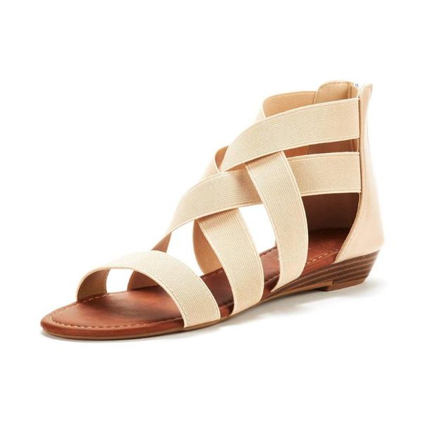 sandals women cross elastic strap summer ladies rome shoes back zipper fashion open toe low heel sandal for girls big size retro, Black
sandals women cross elastic strap summer ladies rome shoes back zipper fashion open toe low heel sandal for girls big size retro, Black
