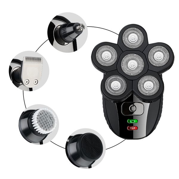 6 blades electric shaver for men 4d floating head hair trimmer usb rechargeable razor rotate face brush grooming set p42
6 blades electric shaver for men 4d floating head hair trimmer usb rechargeable razor rotate face brush grooming set p42