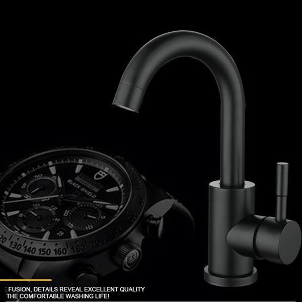 304 stainless steel black and cold bathroom above counter basin brushed swivel basin faucet
304 stainless steel black and cold bathroom above counter basin brushed swivel basin faucet