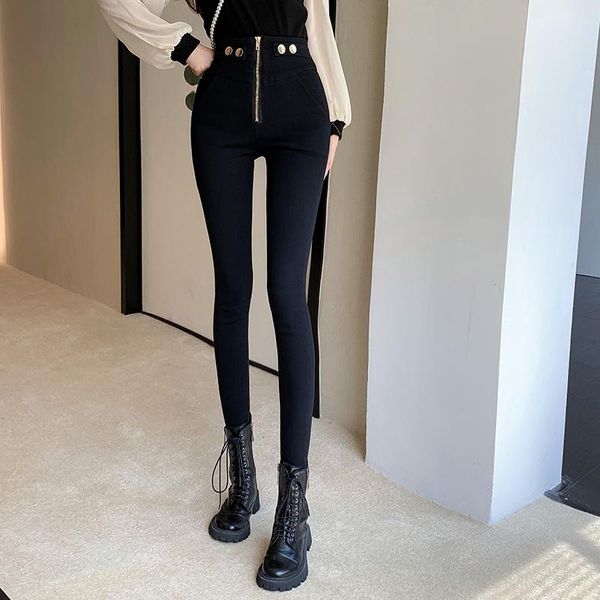 women's pants & capris slim bottom high waist fleece black pencil outwear wild pantalones mujer skinny leggings plus size jeans trouser, Black;white
women's pants & capris slim bottom high waist fleece black pencil outwear wild pantalones mujer skinny leggings plus size jeans trouser, Black;white