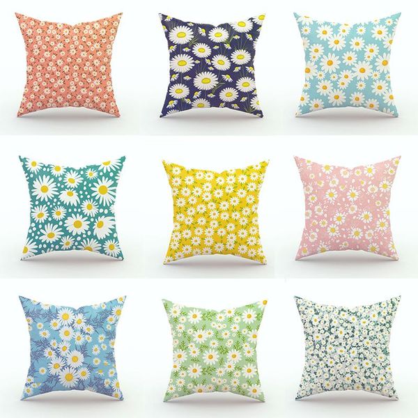 pillow case polyester pillowcase daisy print cushion cover home living room sofa decorative nordic square throw 45*45cm
pillow case polyester pillowcase daisy print cushion cover home living room sofa decorative nordic square throw 45*45cm