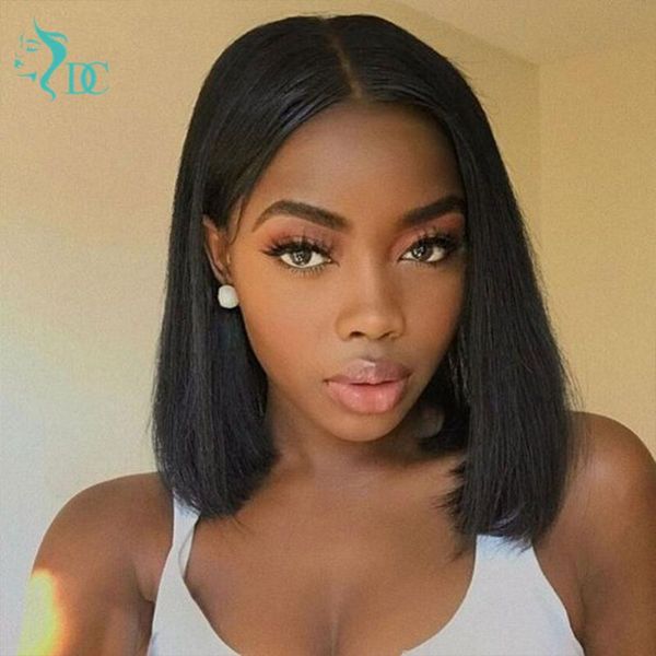 lace wigs dc bob wig front human hair short straight frontal black with bleached knots, Black;brown
lace wigs dc bob wig front human hair short straight frontal black with bleached knots, Black;brown