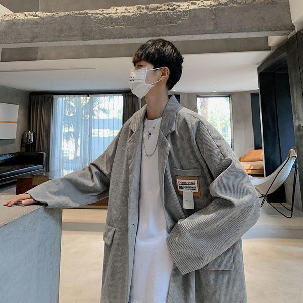 men's suits & blazers suit jacket for men women spring autumn streetwear vintage collage korean trendy handsome high street corduroy, White;black
men's suits & blazers suit jacket for men women spring autumn streetwear vintage collage korean trendy handsome high street corduroy, White;black