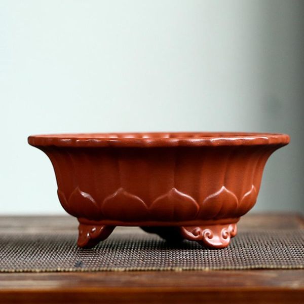 planters & pots chinese yixing zisha shohin cloud feet bonsai pot for plant at home
planters & pots chinese yixing zisha shohin cloud feet bonsai pot for plant at home