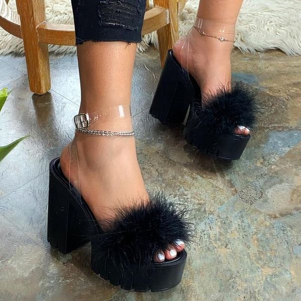 dress shoes woman furry pumps high heels with fur female snake pattern sandals platform women clear ankle strap women's 2021, Black
dress shoes woman furry pumps high heels with fur female snake pattern sandals platform women clear ankle strap women's 2021, Black