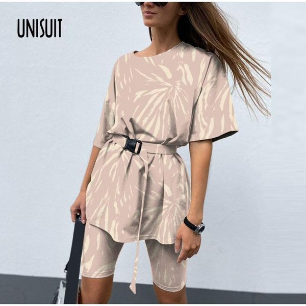 women's tracksuits casual chain outfits two piece suit with belt home loose sports fashion tie dye leisure bicycle summer, Gray
women's tracksuits casual chain outfits two piece suit with belt home loose sports fashion tie dye leisure bicycle summer, Gray